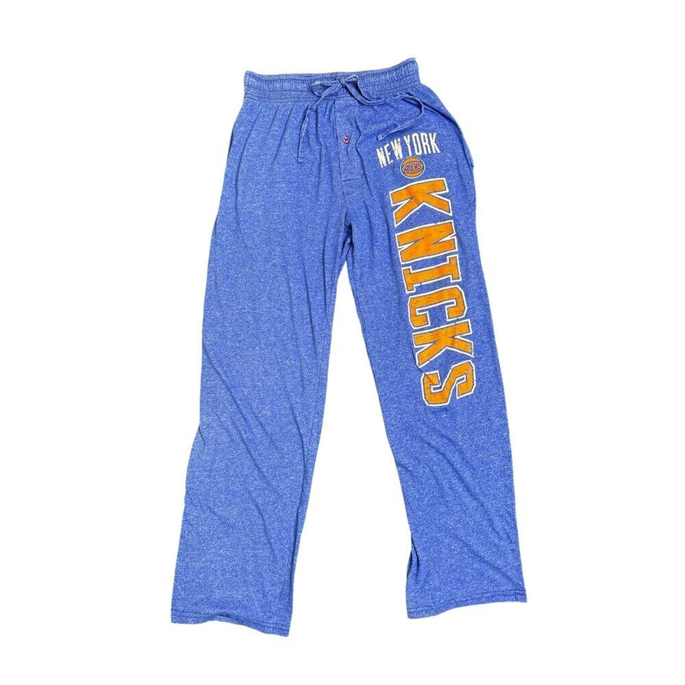 Knicks Basketball Lounge Pajama Pants by Concepts Sports Blue Small
